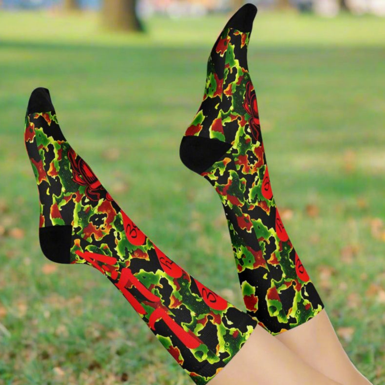 LOVE UNITY VIBE Kammo - Cushioned Crew Socks