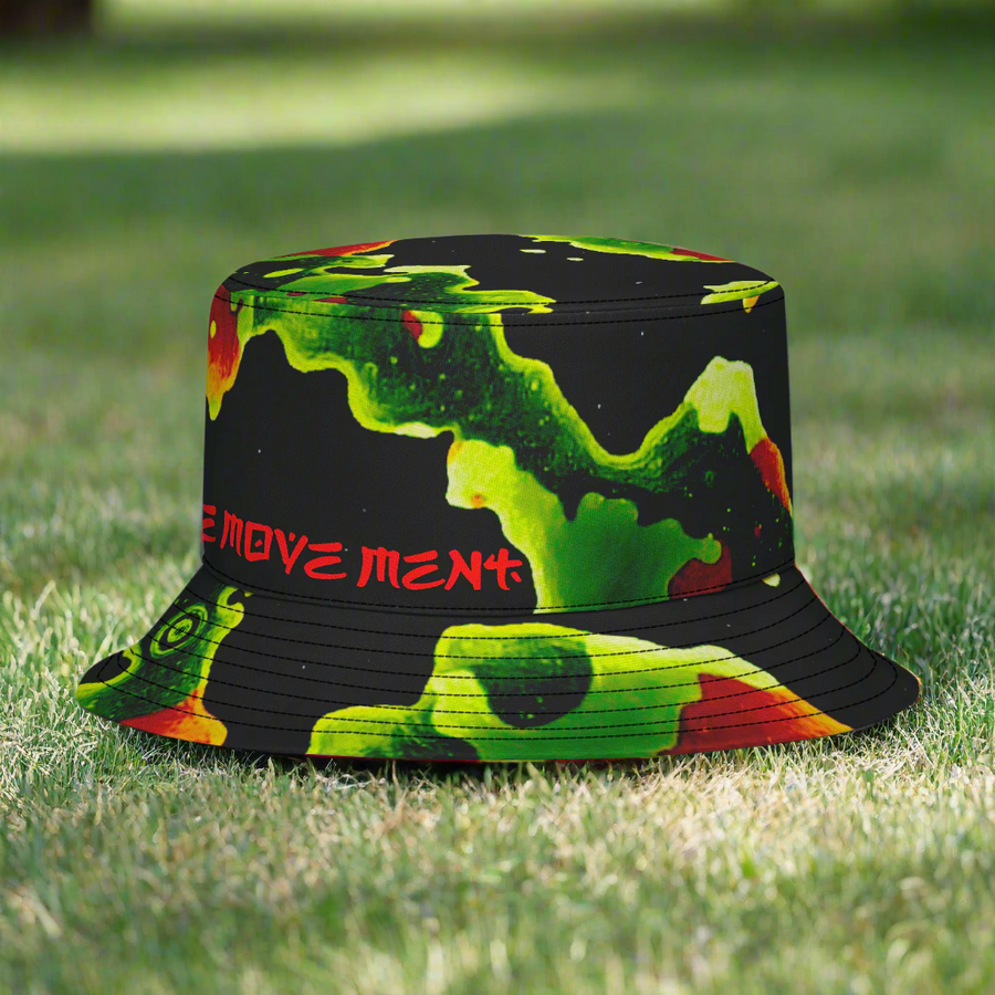 BUCKET OF LUV DARK GREEN KAMMO - BUCKET HAT