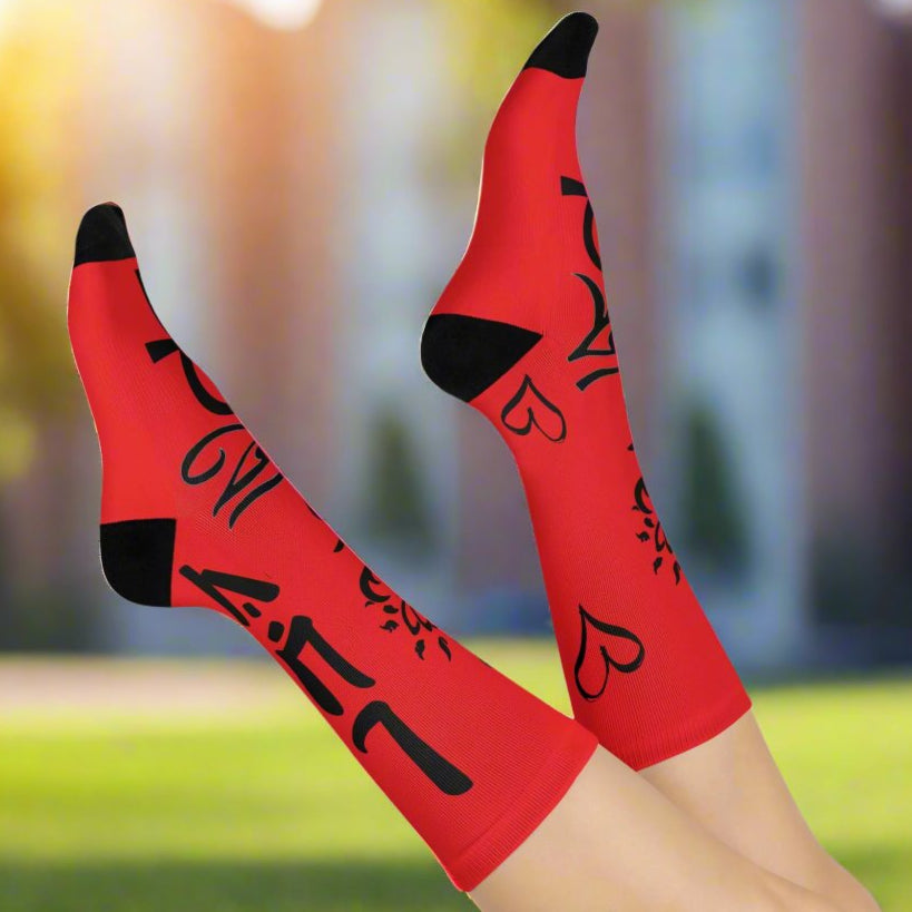 LUV Protected - Cushioned Crew Socks