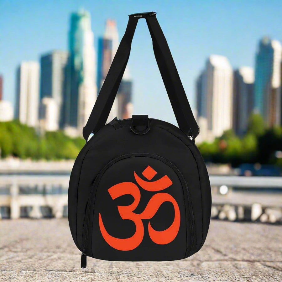 VICTORY THROUGH LOVE - PREMIUM DUFFLE BAG - BLACK UNIVERSE