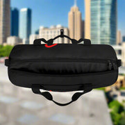 VICTORY THROUGH LOVE - PREMIUM DUFFLE BAG - BLACK UNIVERSE