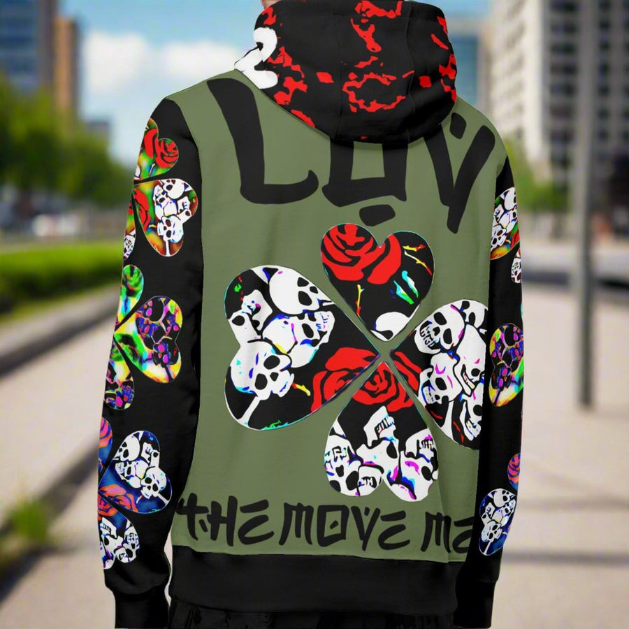 ANCESTORS & ROSES - Lightweight Full Zipup Hoodie