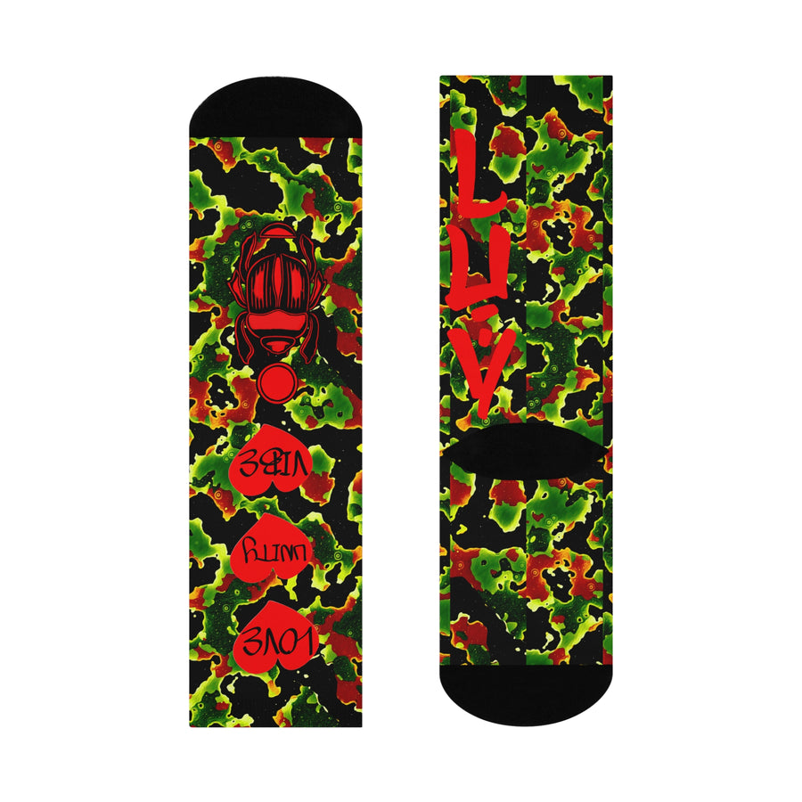 LOVE UNITY VIBE Kammo - Cushioned Crew Socks