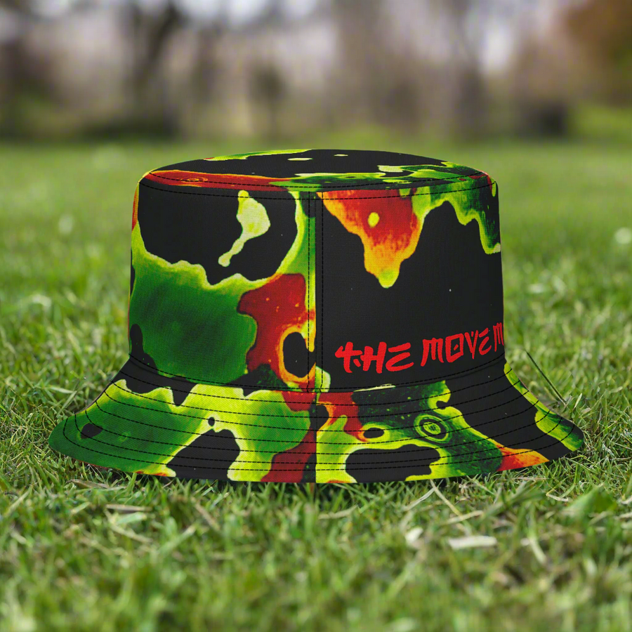 BUCKET OF LUV DARK GREEN KAMMO - BUCKET HAT