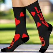 HEARTS AND OHM - Cushioned Crew Socks