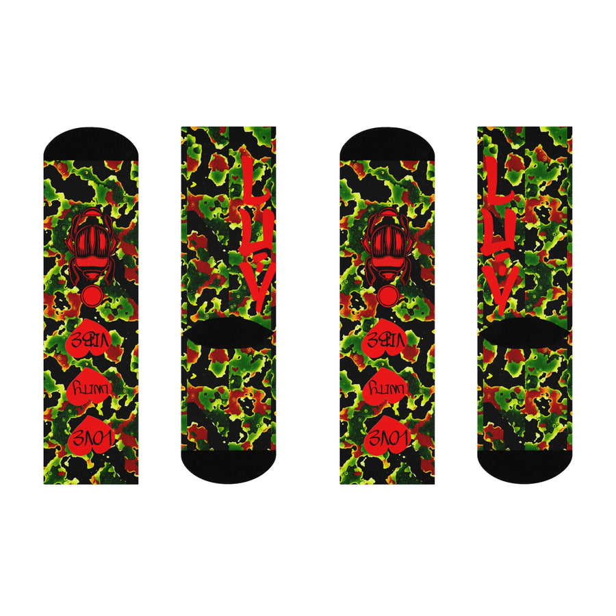 LOVE UNITY VIBE Kammo - Cushioned Crew Socks
