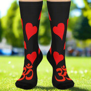 HEARTS AND OHM - Cushioned Crew Socks