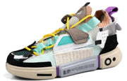 PASTEL ABSTRACT RETRO SNEAKER