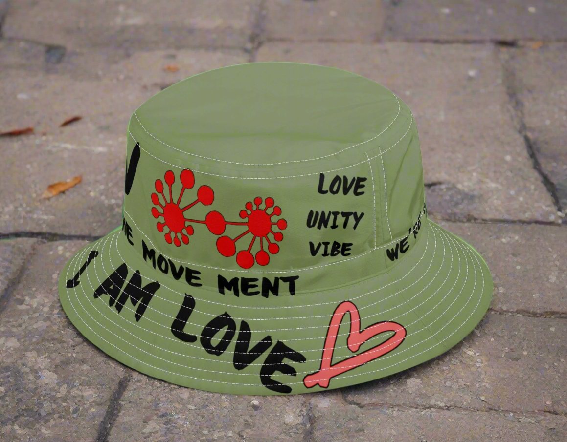 LUV IS LOVE FISHERMAN HAT