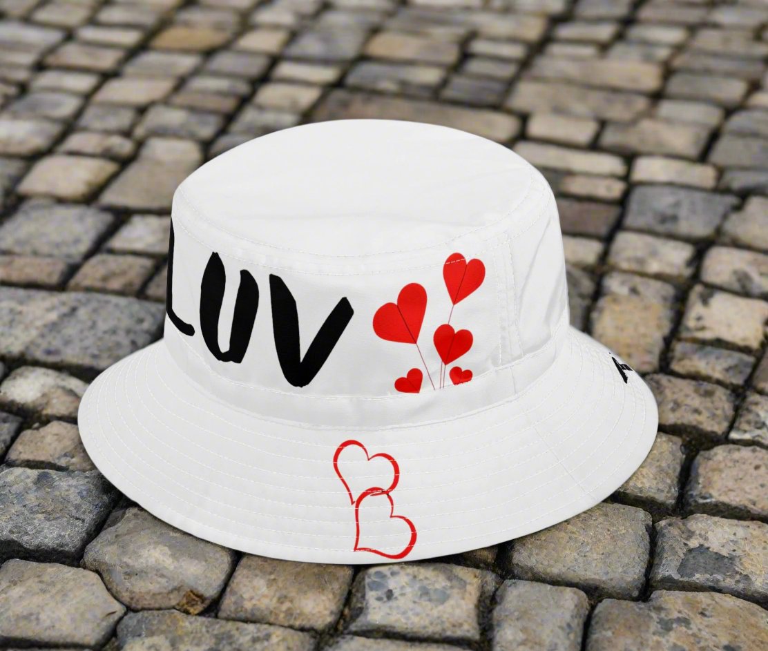 HEARTS ON THE LINE FISHERMAN HAT