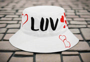 HEARTS ON THE LINE FISHERMAN HAT
