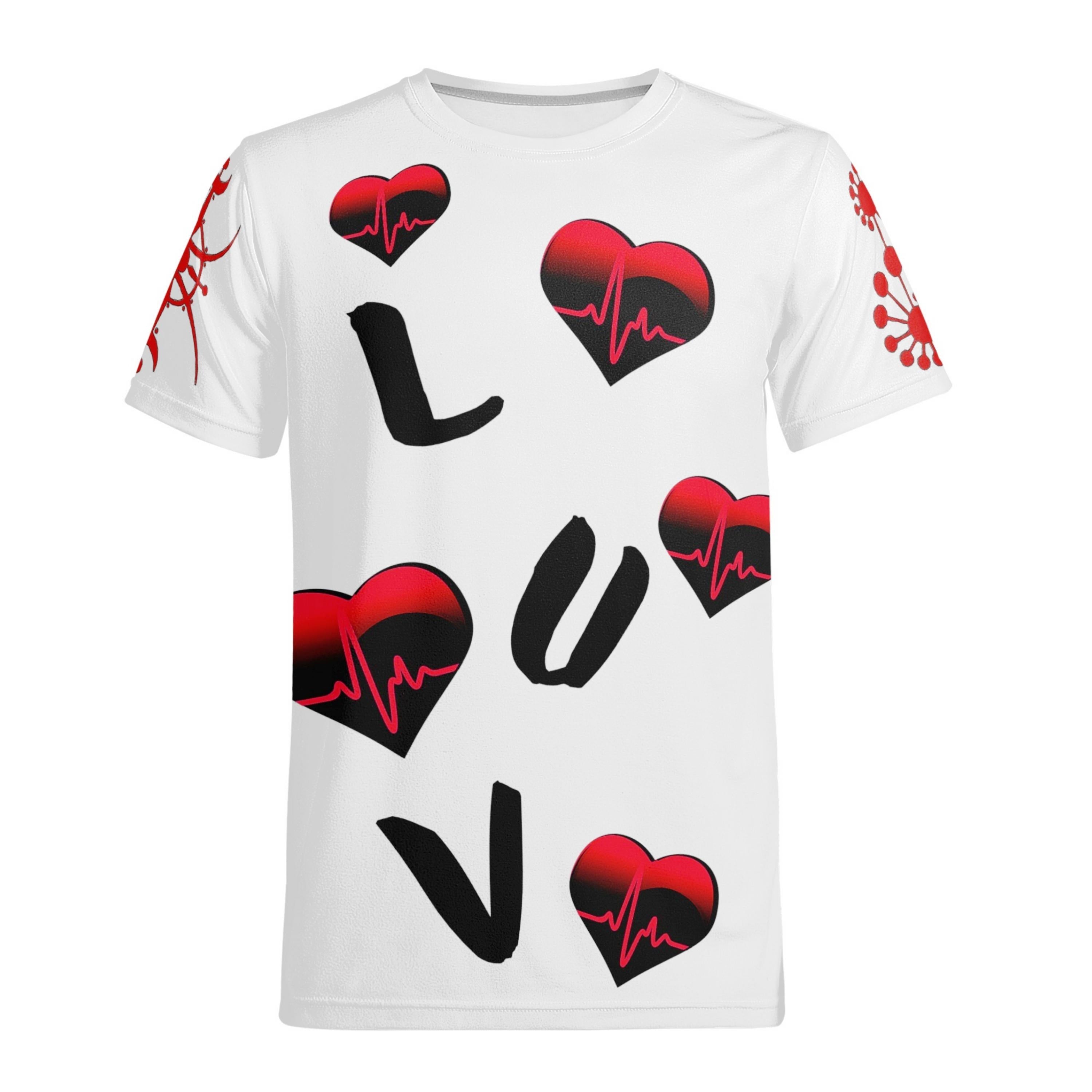 LOVE ALL OVER T-SHIRT