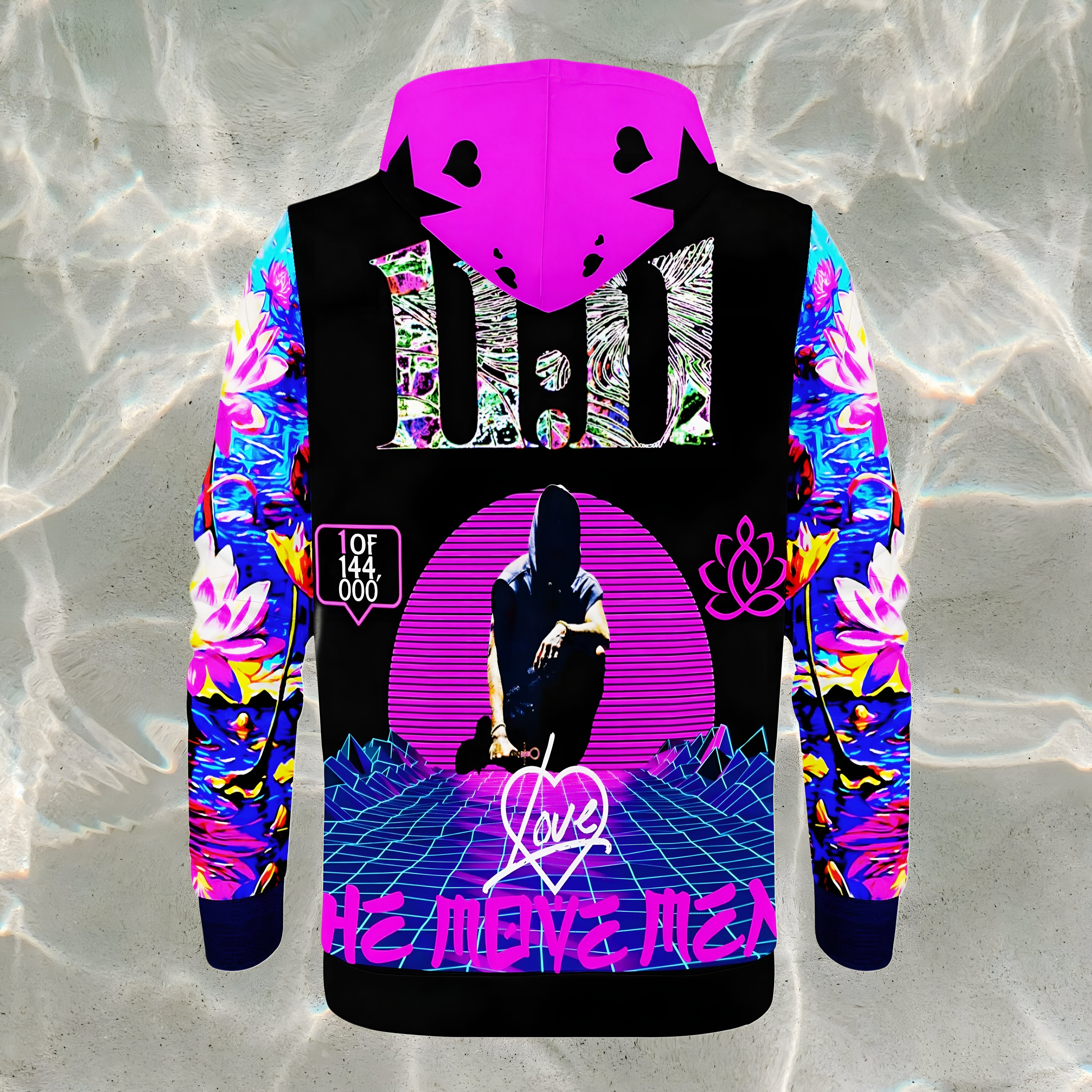 CHOSEN ONE - Lotus Collection - Relaxed Fit Heavy Hoodie