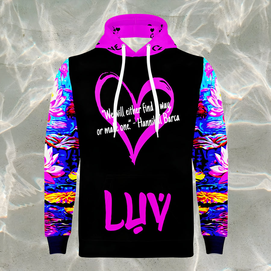 CHOSEN ONE - Lotus Collection - Relaxed Fit Heavy Hoodie