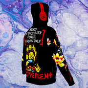 WU LUV - Lotus Collection - Relaxed Fit Heavy Hoodie