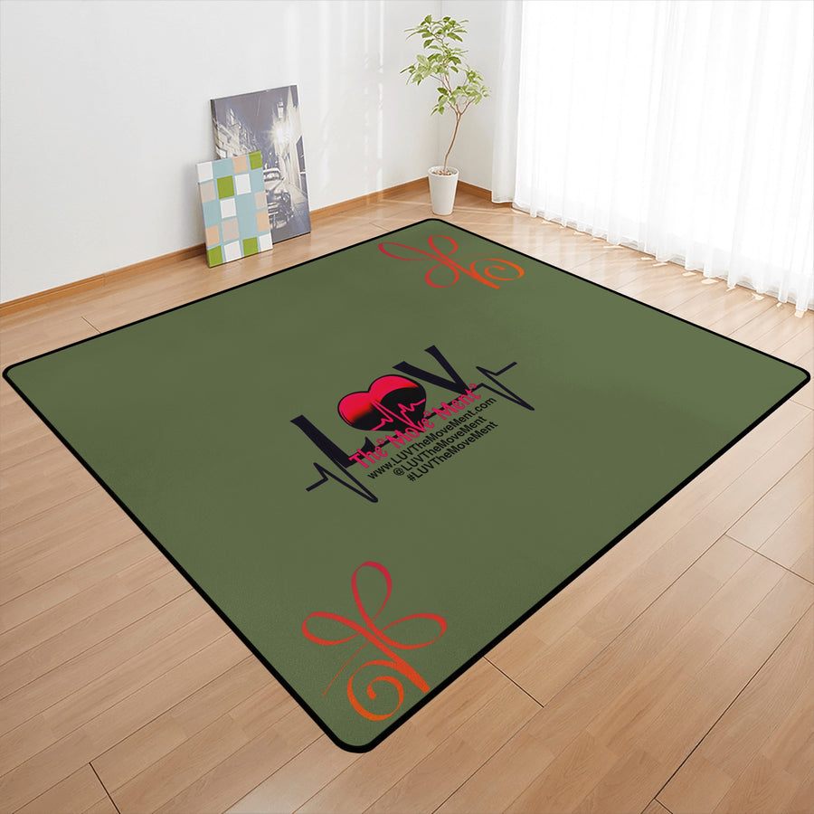 LUV UNCONDITIONAL RUG - GREEN EARTH